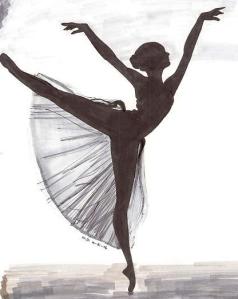 balerina, dans, dansatoare